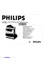 Philips FW 880P Instructions For Use Manual preview