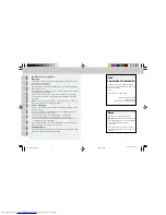 Предварительный просмотр 2 страницы Philips FW-C10 User Manual