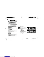 Preview for 11 page of Philips FW-C100 Operating Manual