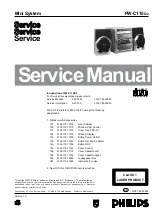 Philips FW-C115/22 Service Manual preview