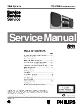 Предварительный просмотр 16 страницы Philips FW-C115/22 Service Manual