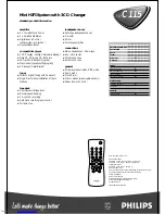 Preview for 2 page of Philips FW-C115 Specifications