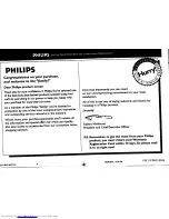 Предварительный просмотр 3 страницы Philips FW-C150 User Manual