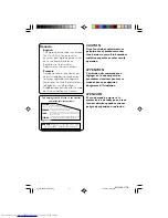 Preview for 2 page of Philips FW-C155 User Manual