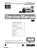 Preview for 1 page of Philips FW-C21 Service Manual