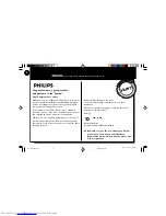 Предварительный просмотр 3 страницы Philips FW-C250 User Manual