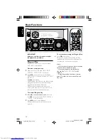 Preview for 12 page of Philips FW C255 User Manual