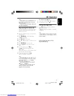 Preview for 17 page of Philips FW C255 User Manual