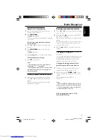 Preview for 19 page of Philips FW C255 User Manual