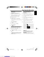 Preview for 21 page of Philips FW C255 User Manual