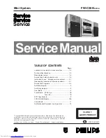 Philips FW-C280 Service Manual preview