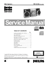 Philips FW-C330 Service Manual preview