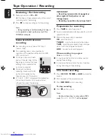 Preview for 22 page of Philips FW-C330 User Manual