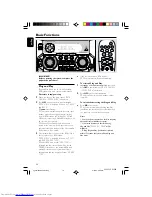 Предварительный просмотр 12 страницы Philips FW-C355 User Manual