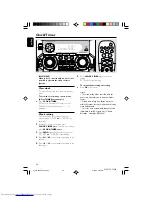 Предварительный просмотр 24 страницы Philips FW-C355 User Manual