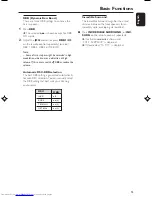 Preview for 15 page of Philips FW-C390 User Manual