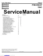 Philips FW-C50/37 Service Manual предпросмотр