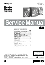 Philips FW-C557 Service Manual preview