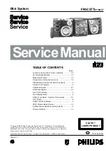 Preview for 1 page of Philips FW-C577 Service Manual