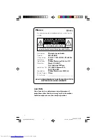 Preview for 2 page of Philips FW-C788/21 User Manual