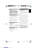 Preview for 7 page of Philips FW-C788/21 User Manual