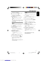 Preview for 17 page of Philips FW-C788/21 User Manual