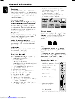 Предварительный просмотр 8 страницы Philips FW-D550/21M User Manual