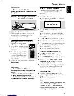 Предварительный просмотр 19 страницы Philips FW-D550/21M User Manual