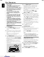 Предварительный просмотр 22 страницы Philips FW-D550/21M User Manual