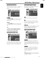 Предварительный просмотр 31 страницы Philips FW-D550/21M User Manual