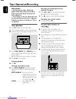 Предварительный просмотр 36 страницы Philips FW-D550/21M User Manual