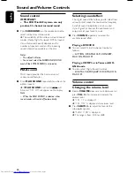 Предварительный просмотр 40 страницы Philips FW-D550/21M User Manual