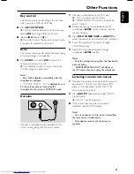 Предварительный просмотр 43 страницы Philips FW-D550/21M User Manual