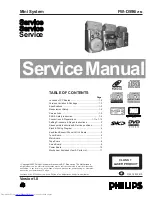 Philips FW-D596/21M Service Manual preview