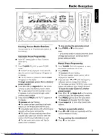 Preview for 25 page of Philips FW-i1000 User Manual