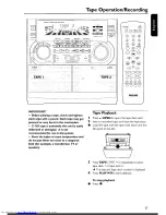 Preview for 27 page of Philips FW-i1000 User Manual