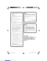 Preview for 2 page of Philips FW-M355 Manual