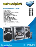 Philips FW-M355 Specifications предпросмотр