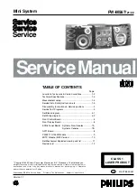 Philips FW-M567 Service Manual preview