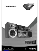 Philips FW-R33 User Manual preview