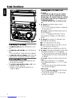 Preview for 17 page of Philips FW-R33 User Manual