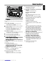 Preview for 15 page of Philips FW-R55 Manual