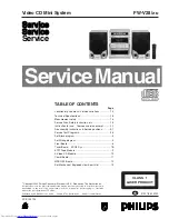 Philips FW-V28 Service Manual preview