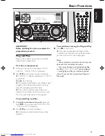 Preview for 13 page of Philips FW-V330 User Manual