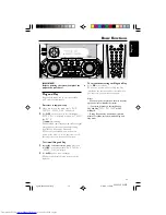 Предварительный просмотр 13 страницы Philips FW-V355 User Manual