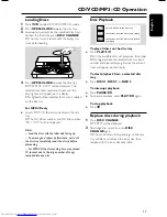 Preview for 17 page of Philips FW-V595/21M User Manual