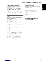 Preview for 19 page of Philips FW-V595/21M User Manual