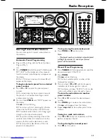 Preview for 23 page of Philips FW-V595/21M User Manual