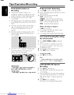 Preview for 26 page of Philips FW-V595/21M User Manual