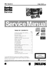 Philips FW-V787/21M Service Manual preview